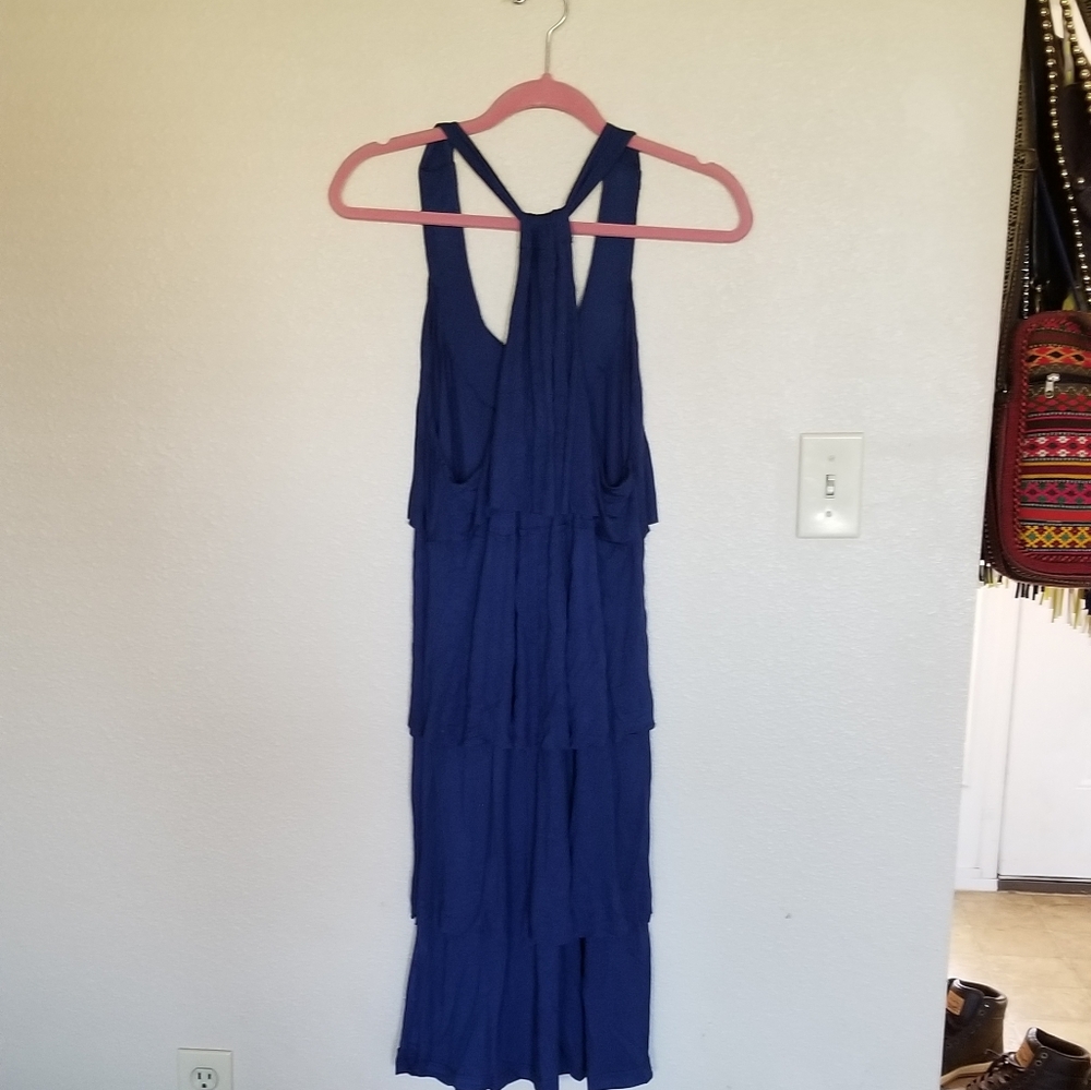Gorgeous Apt. 9 royal estate blue tiered dress - Picture 7 of 8
